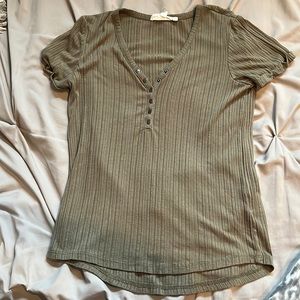 Hippie Rose blouse, size medium, green